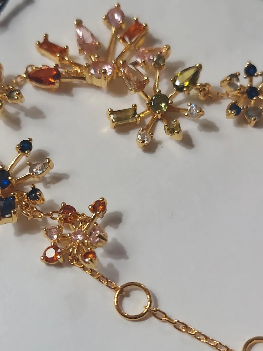 Kate Spade New York Gold Floral Crystal Bracelet - Multicolor - Picture 3 of 5